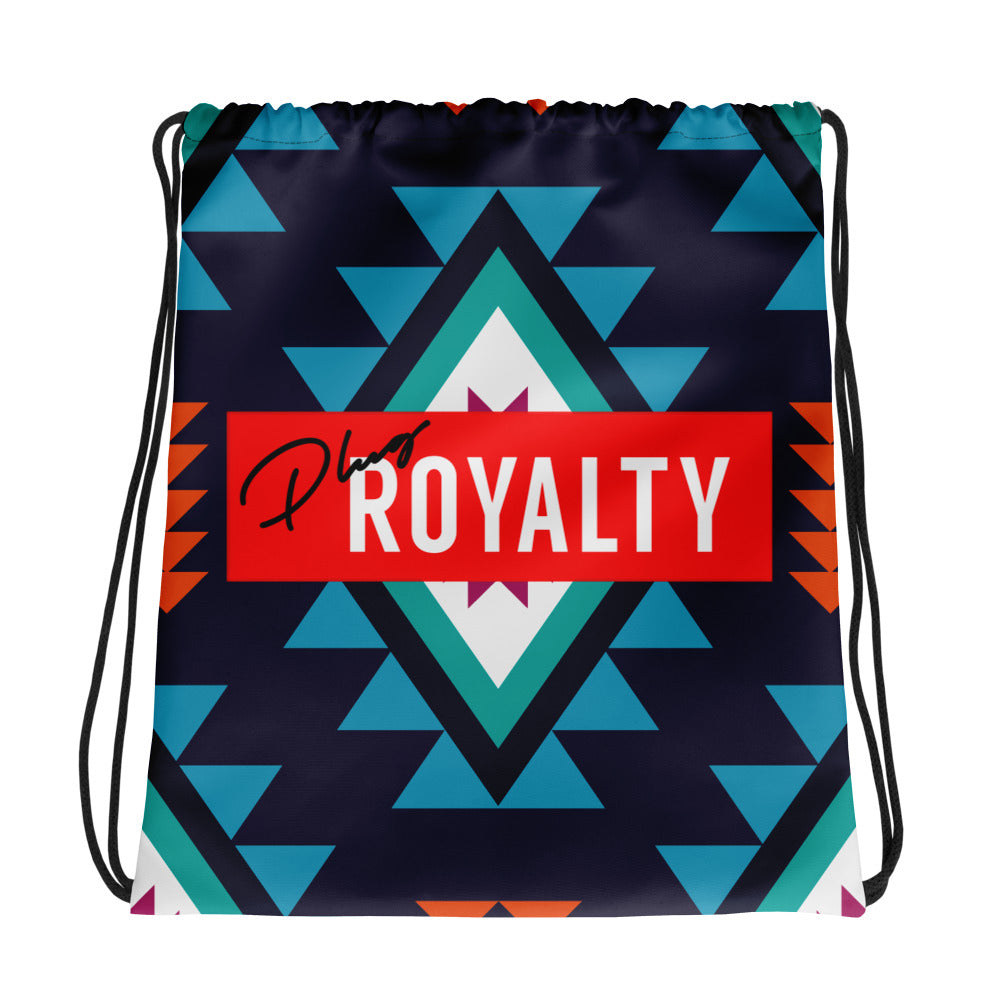 PlugRoyalty Aztec Drawstring bag