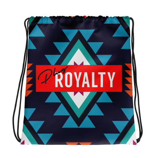 PlugRoyalty Aztec Drawstring bag