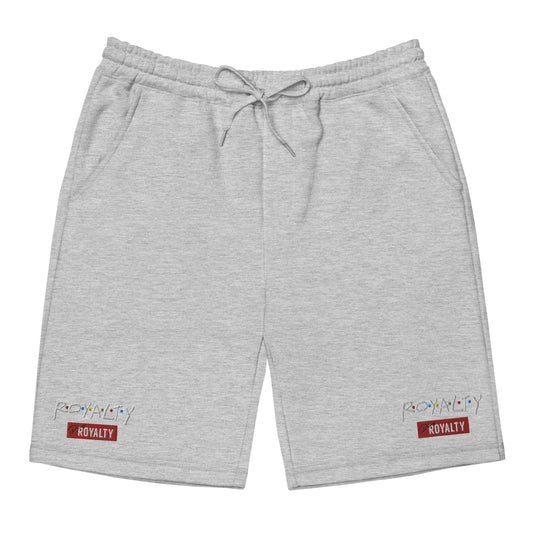 Men's ROYALTY Grey fleece shorts