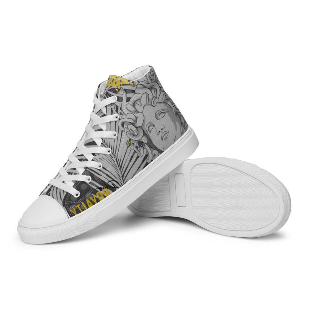 Medusa Plug high top canvas shoes