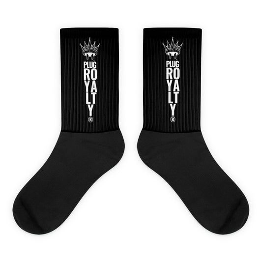 Royalty Loud Black Foot Sublimated Socks - Black