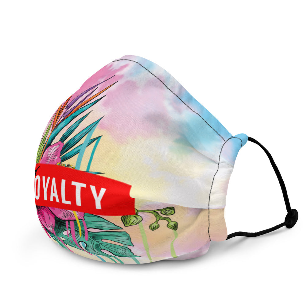 WILD FLOWER RED FASHION MASK