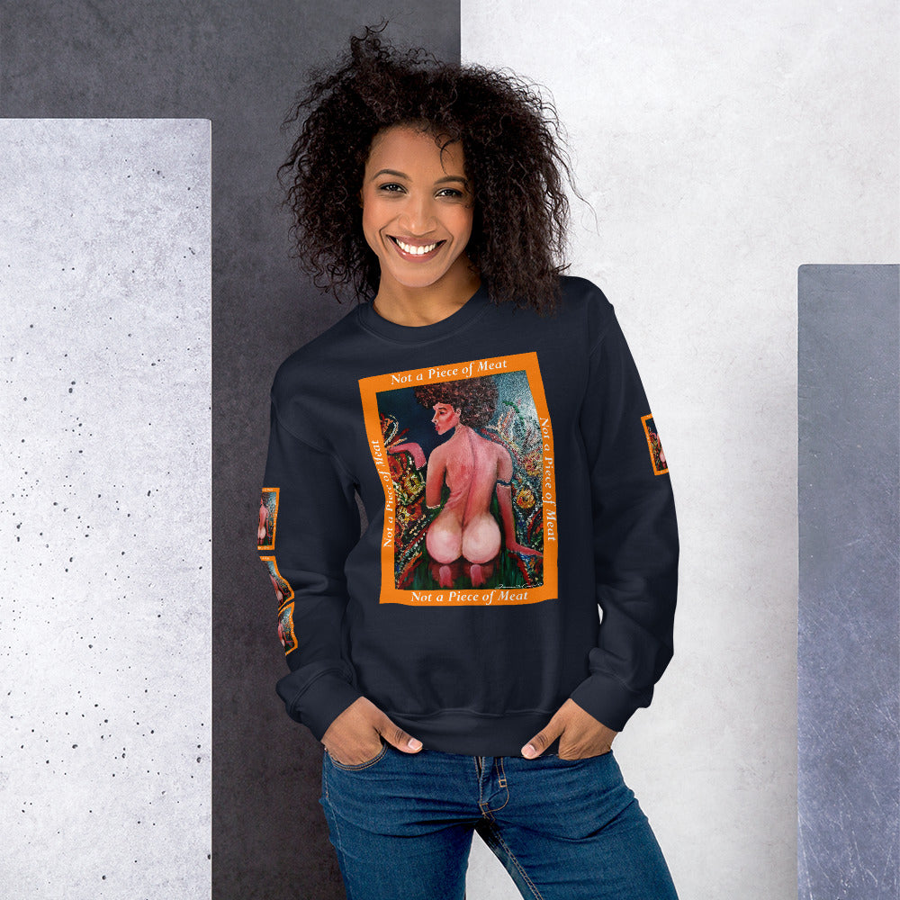 Not a Piece of Meat Sweatshirt (Navy)