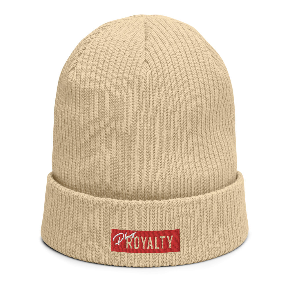 PlugRoyalty Organic ribbed beanie