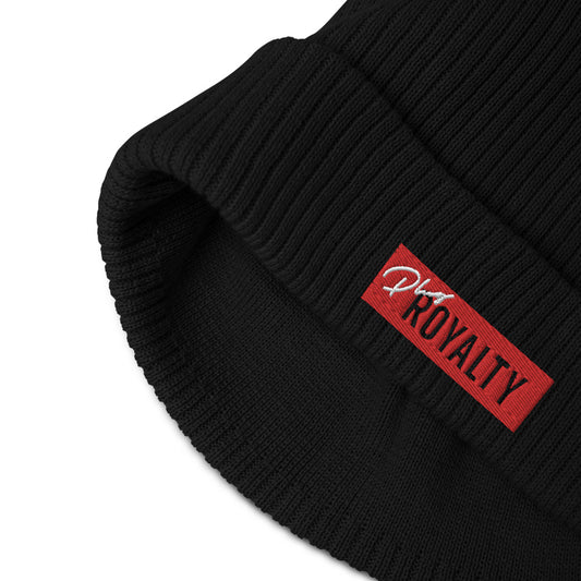 PlugRoyalty Organic ribbed beanie
