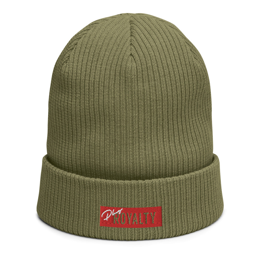 PlugRoyalty Organic ribbed beanie