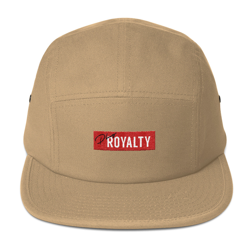 PlugRoyalty® Five Panel Cap "Khaki"