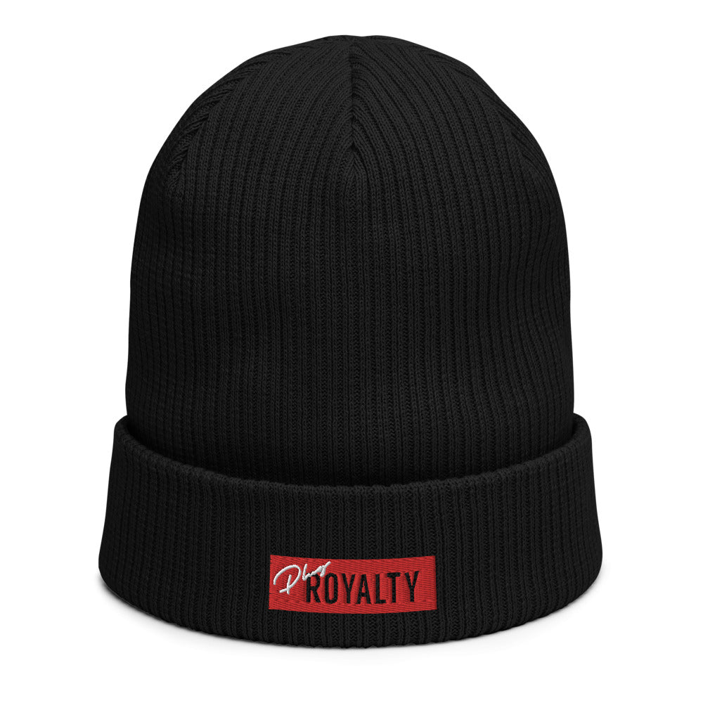 PlugRoyalty Organic ribbed beanie
