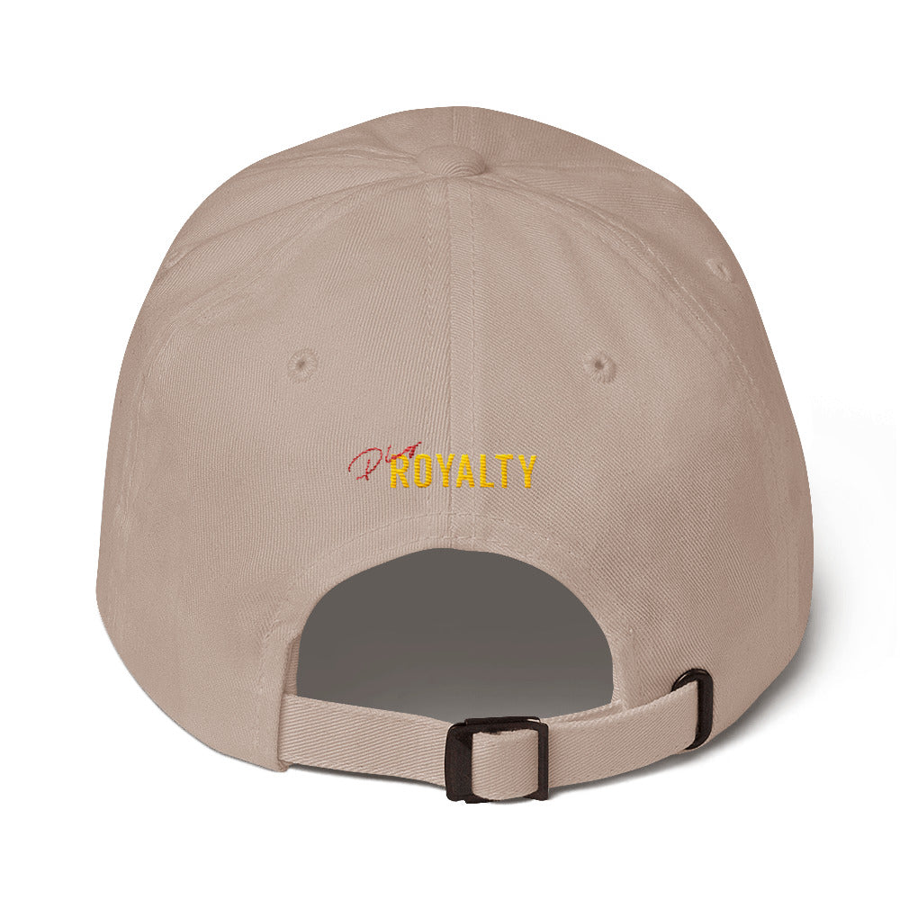 Official PlugRoyalty® Dad Hat "Stone"