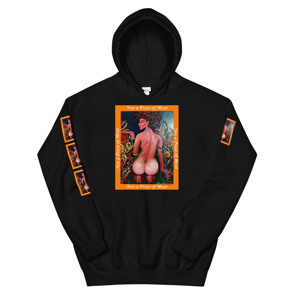 Not a Piece of Meat Hoodie (Black)