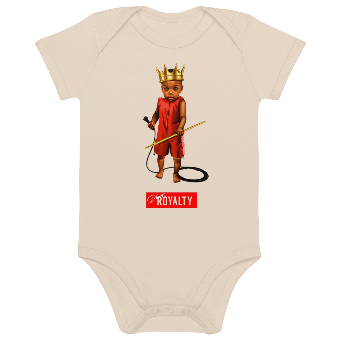 Plug Organic cotton baby bodysuit