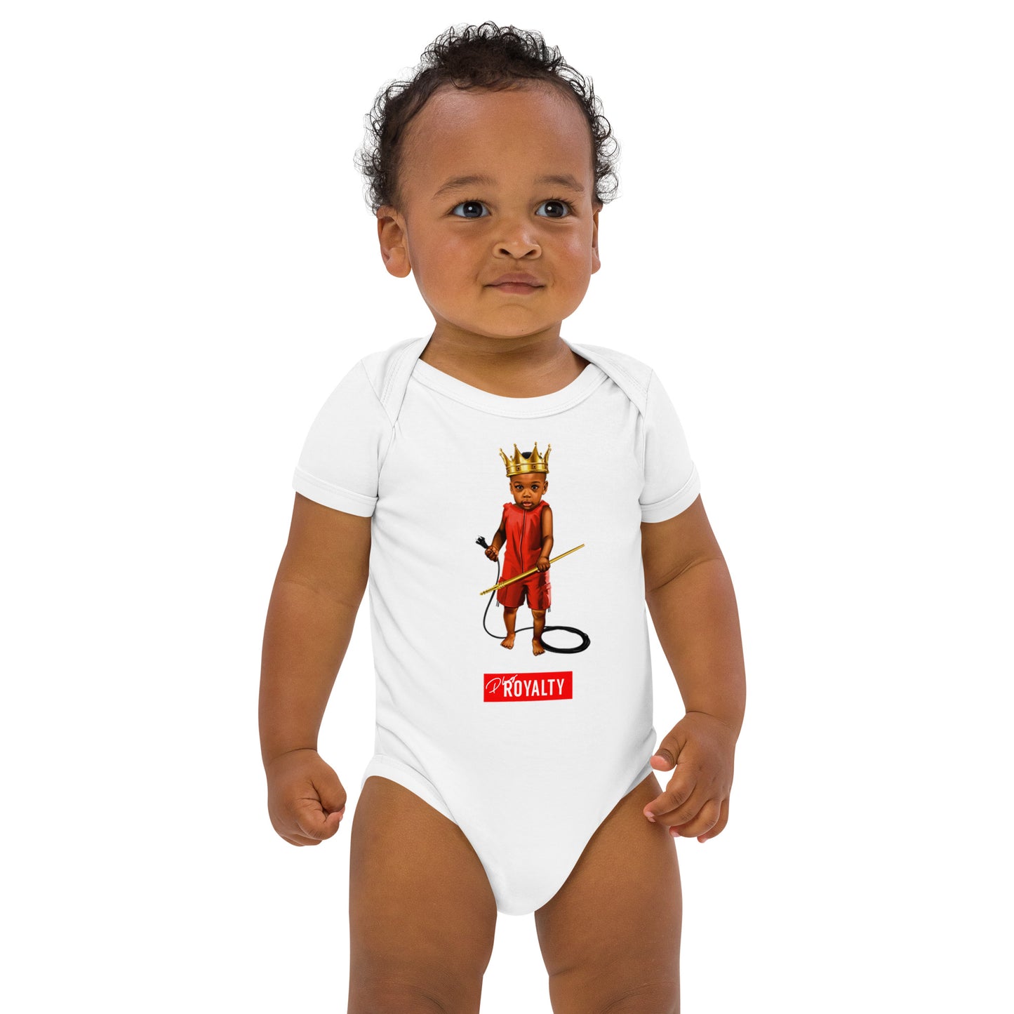 Plug Organic cotton baby bodysuit