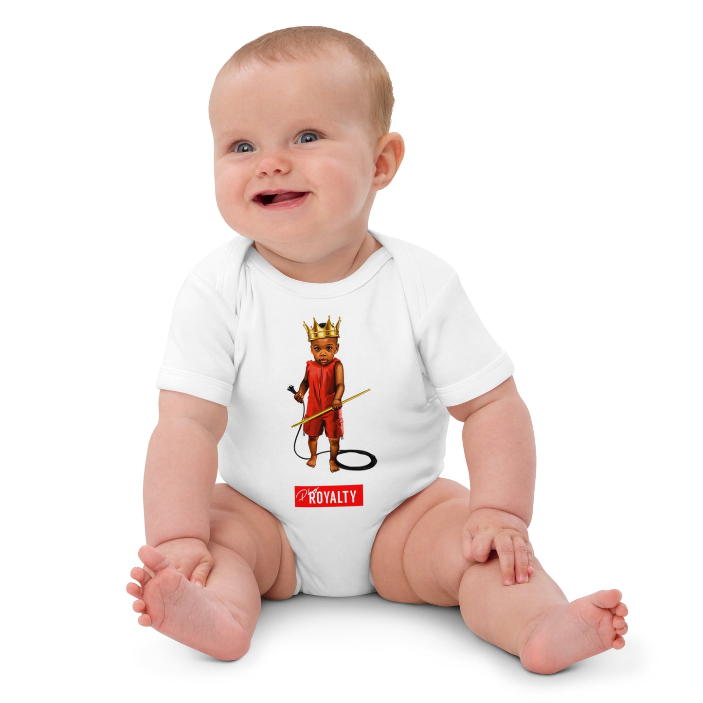 Plug Organic cotton baby bodysuit