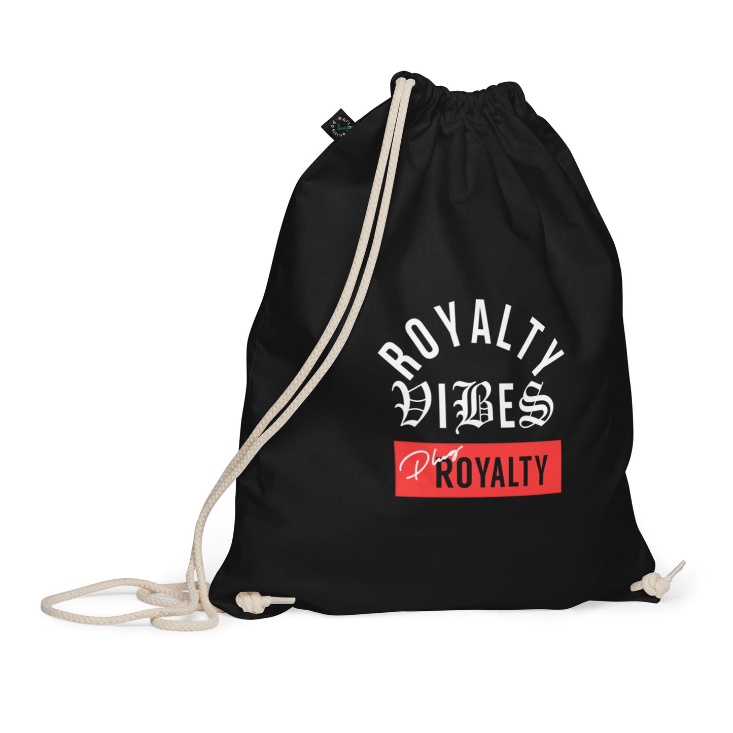 Plug Vibes Organic cotton drawstring bag
