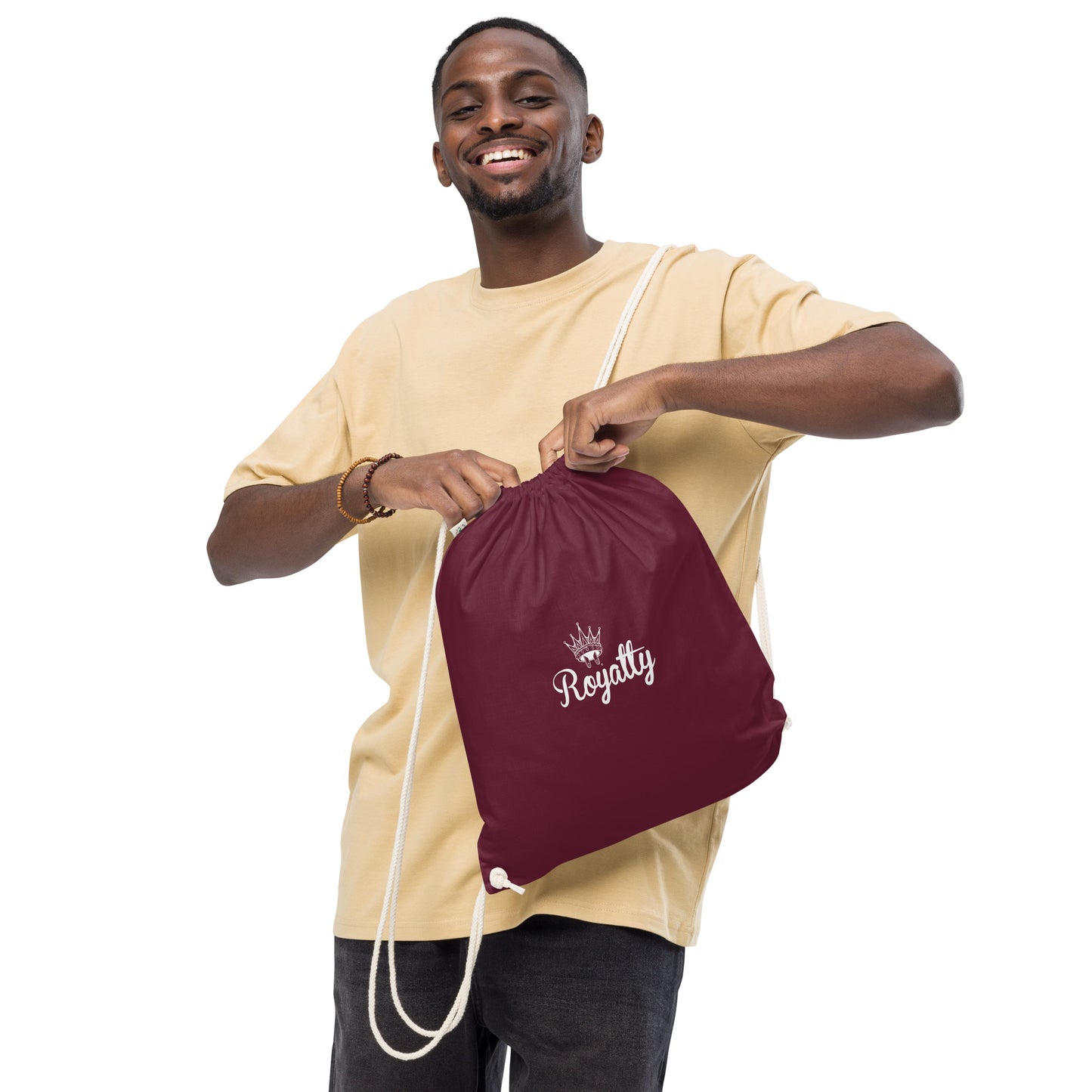 Royalty Organic cotton drawstring bag