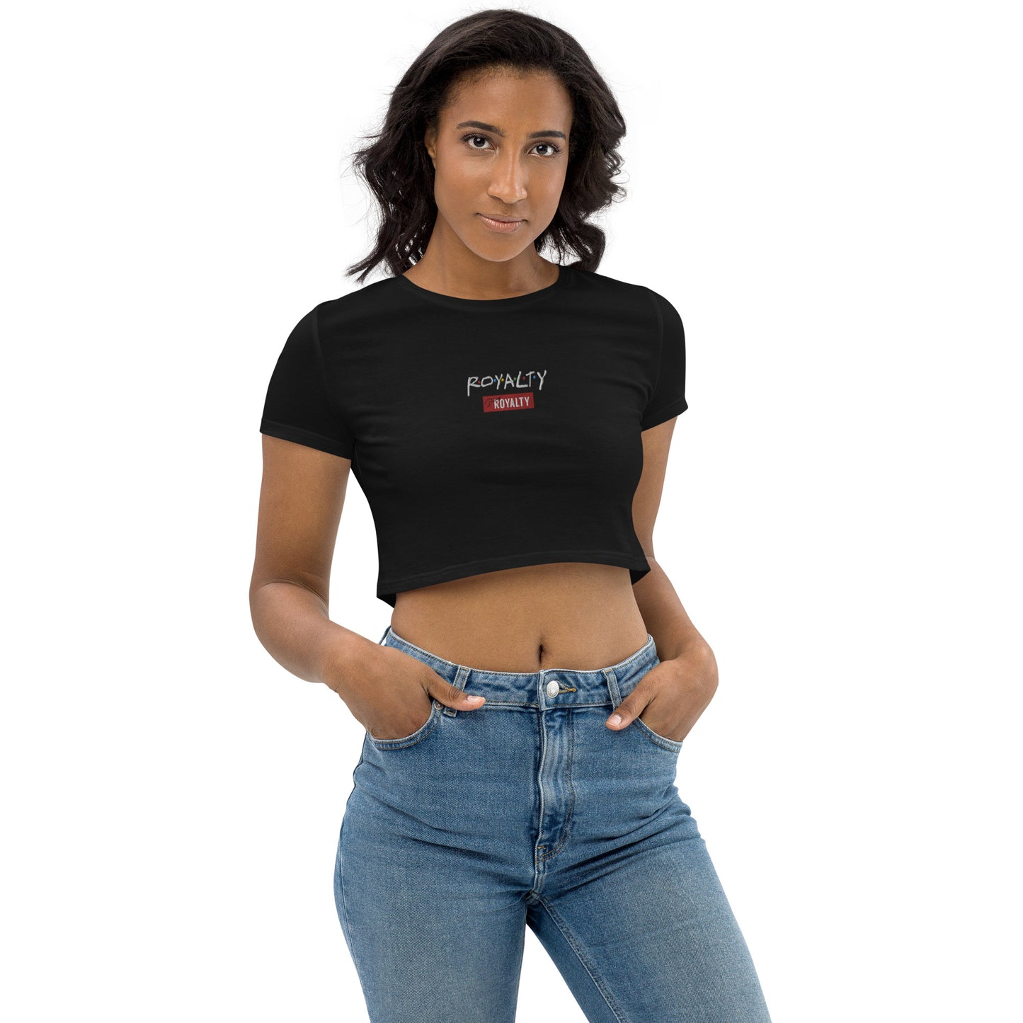 Womens R.O.Y.A.L.T.Y Organic Crop Top