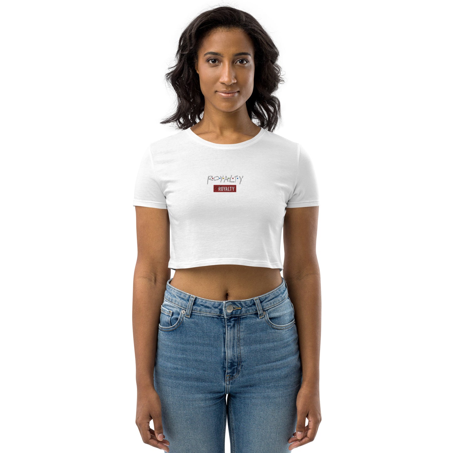 Womens R.O.Y.A.L.T.Y Organic Crop Top
