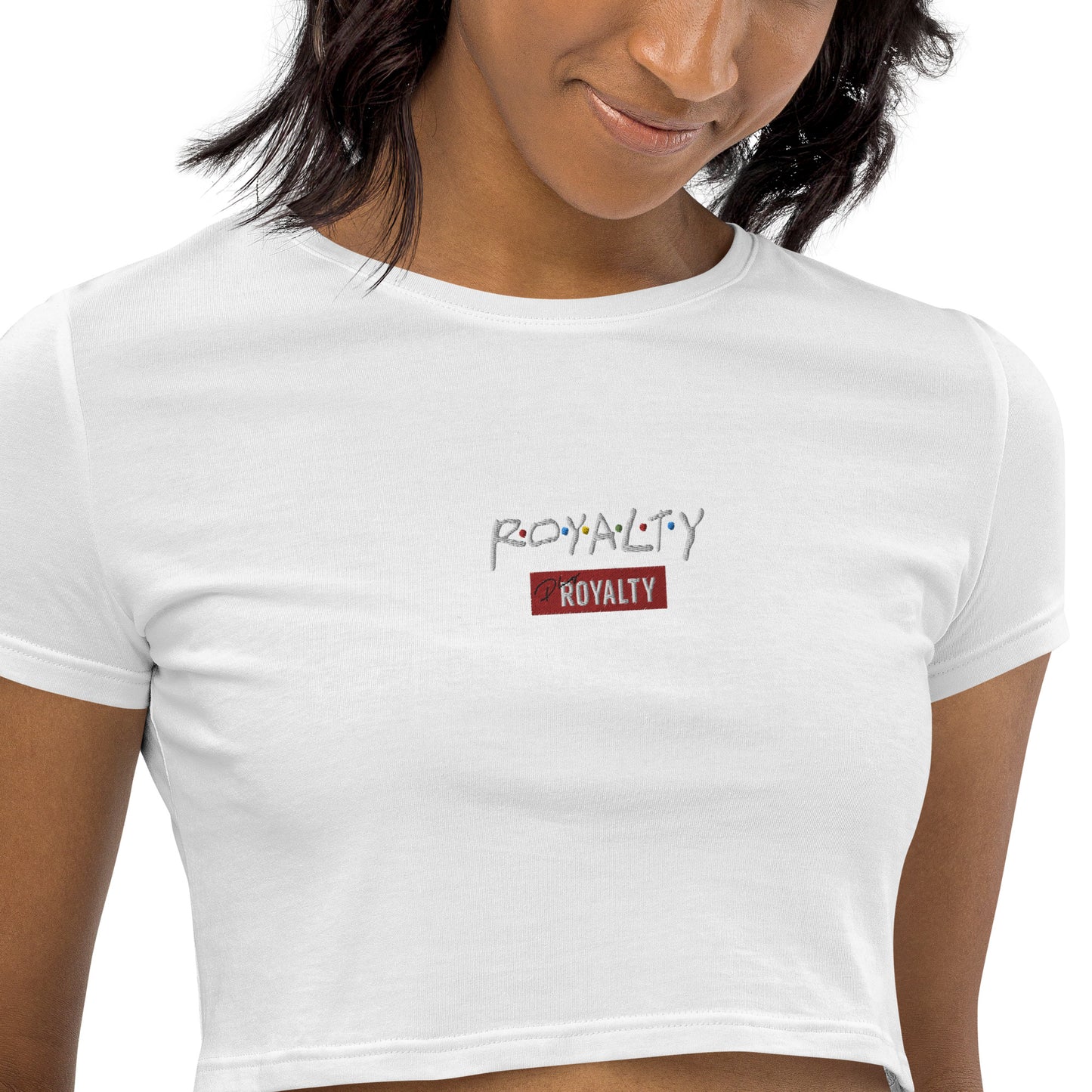Womens R.O.Y.A.L.T.Y Organic Crop Top