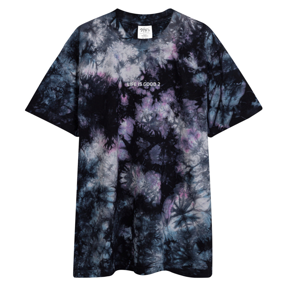 Life is Good 2 Oversized tie-dye t-shirt