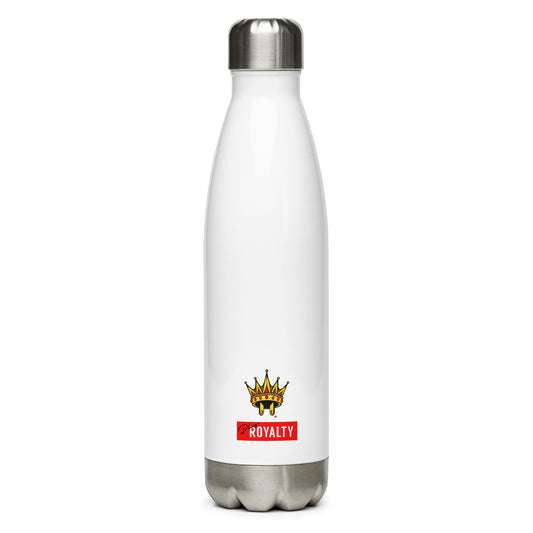 Plug Royalty Logo Stainless Steel Water Bottle