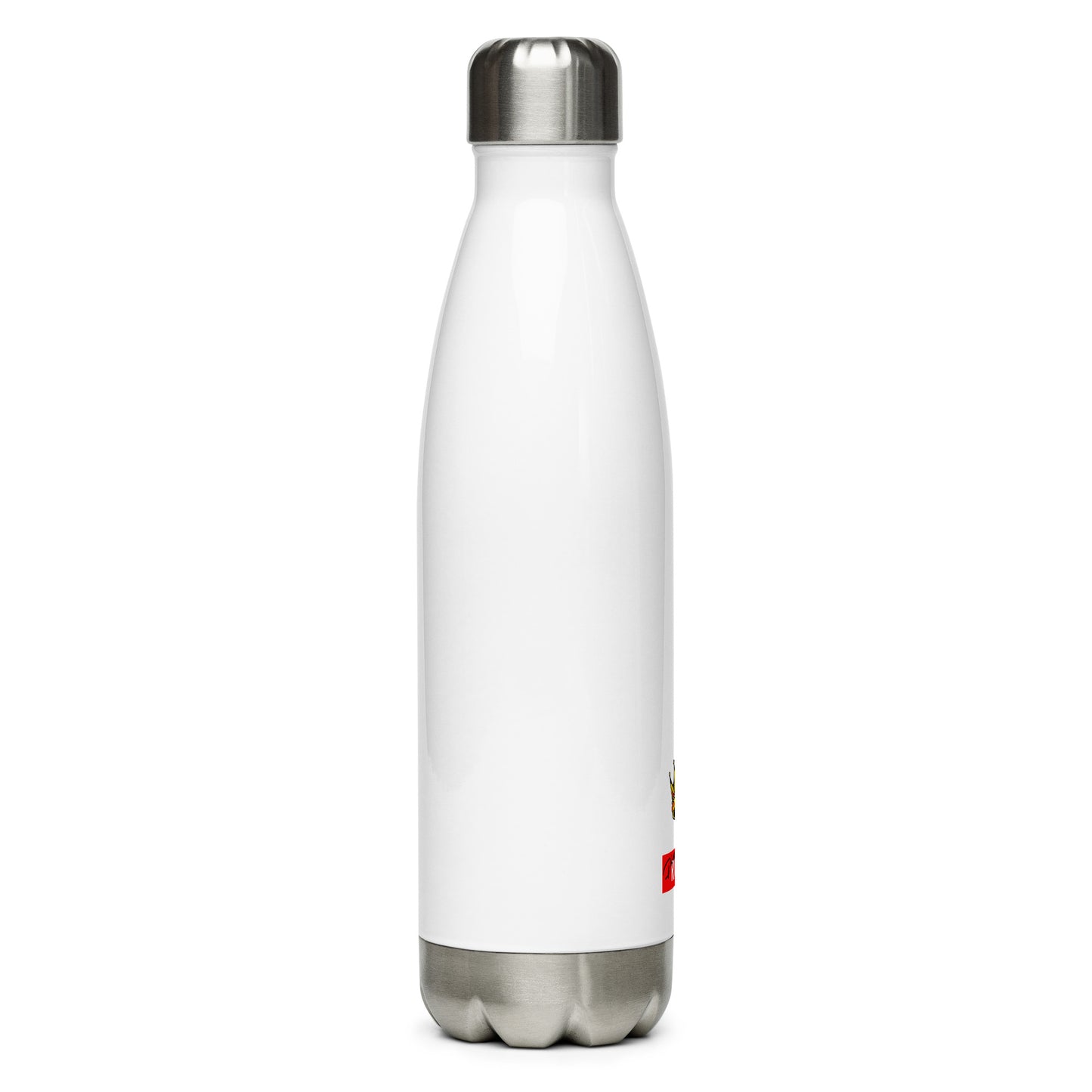 Plug Royalty Logo Stainless Steel Water Bottle