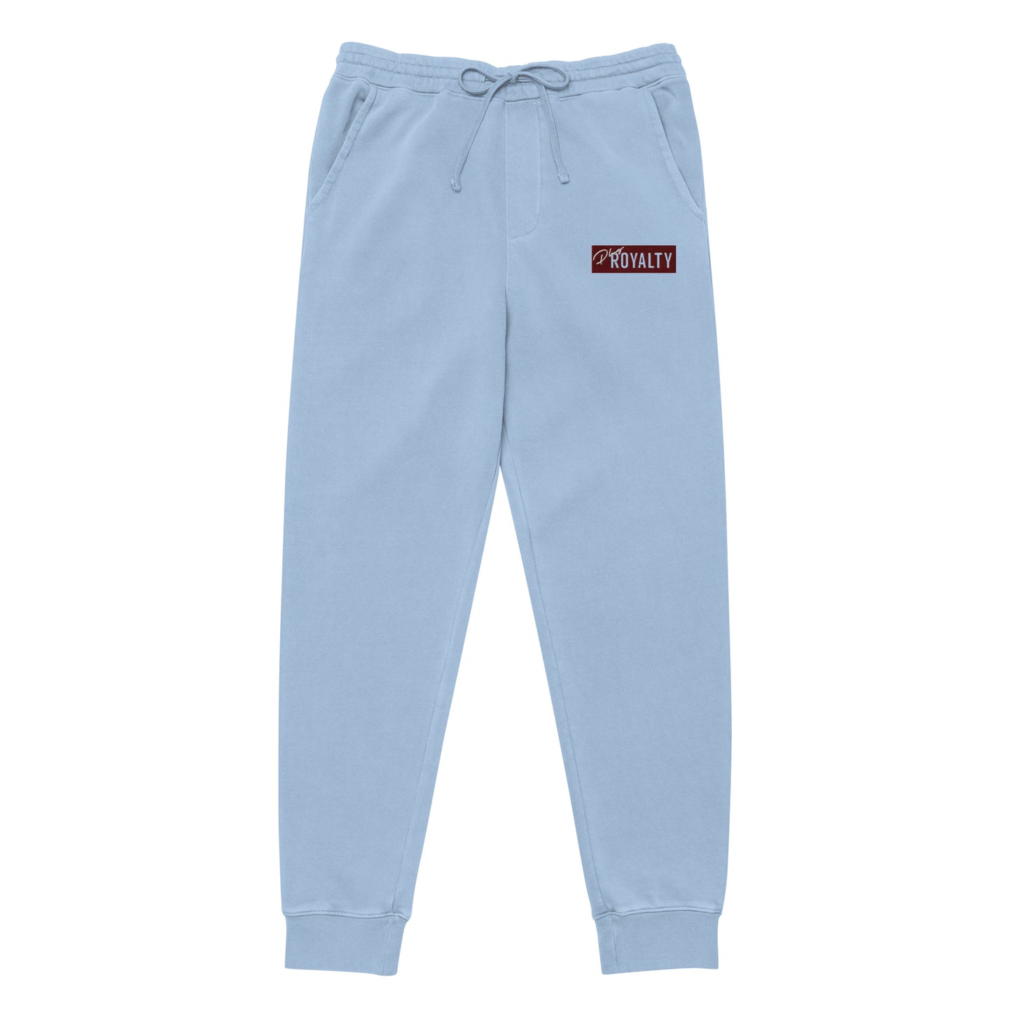 Embroidered PlugRoyalty® Logo Bar pigment-dyed sweatpants