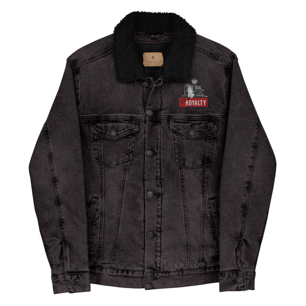 PlugRoyalty® X Kev the Pope Denim Sherpa Jacket