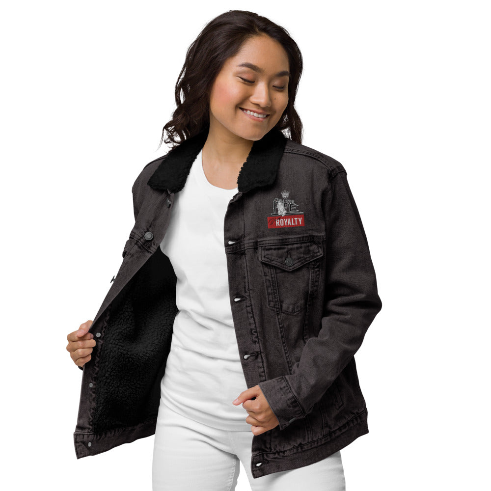 PlugRoyalty® X Kev the Pope Denim Sherpa Jacket