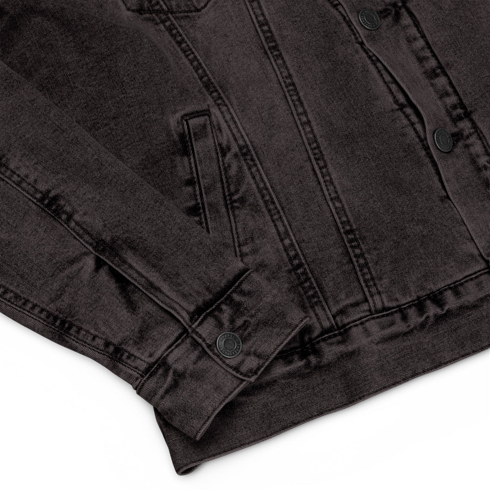 PlugRoyalty® X Kev the Pope Denim Sherpa Jacket