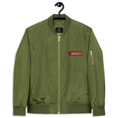 LOGO BAR Premium recycled bomber jacket