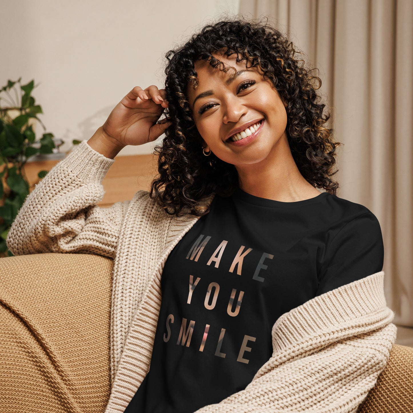 Women's Make You Smile Relaxed T-Shirt