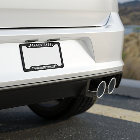 PlugRoyalty License Plate Frame