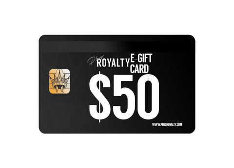 PlugRoyalty® E-GiftCard