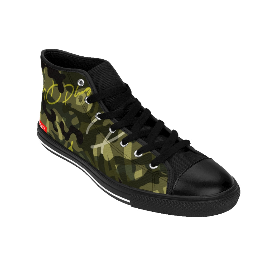 Plug Walk Men High-top Sneakers - Camo