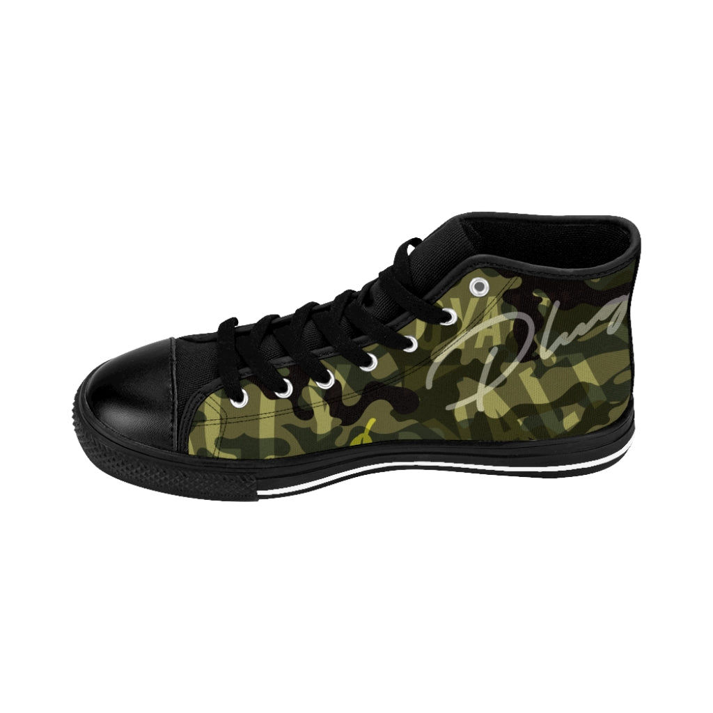 Plug Walk Men High-top Sneakers - Camo