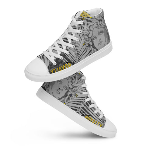 Medusa Plug high top canvas shoes