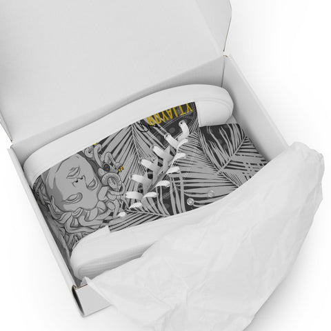 Medusa Plug high top canvas shoes