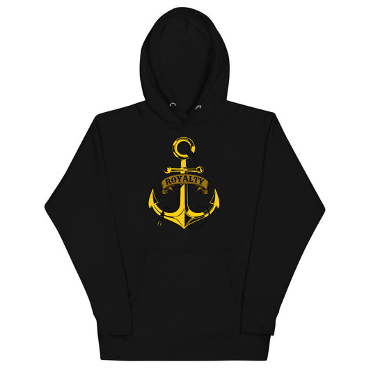 Anchor Unisex Hoodie - Black