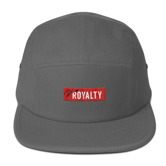 PlugRoyalty® Five Panel Cap "Grey"