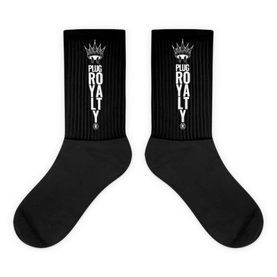 Royalty Loud Black Foot Sublimated Socks - Black