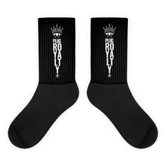 Royalty Loud Black Foot Sublimated Socks - Black