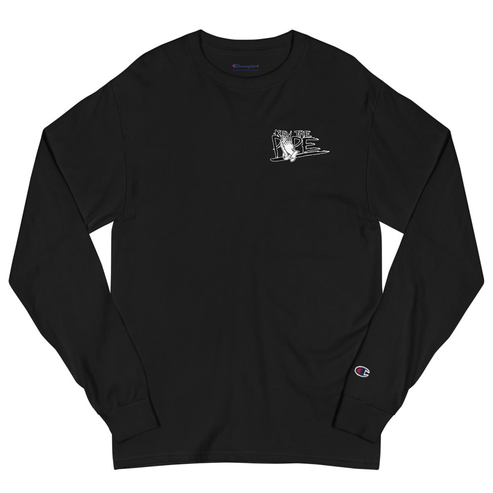 Life is Good Pope Champion Long Sleeve Shirt "Black"