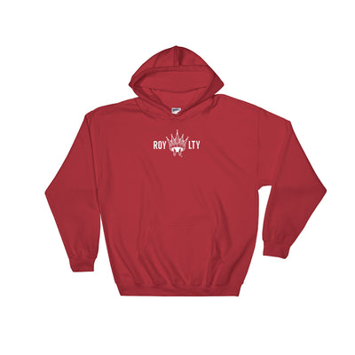 PlugRoyalty® Hooded Sweatshirt "Red/White"