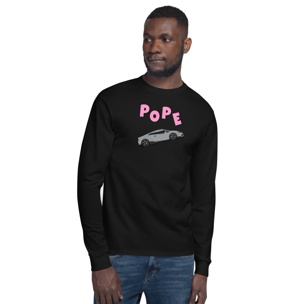 Men's Champion POPE Long Sleeve Shirt (Black)