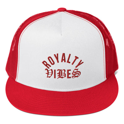 ROYALTY VIBES Trucker Cap - Red