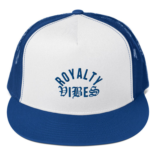 ROYALTY VIBES Trucker Cap - Royal Blue