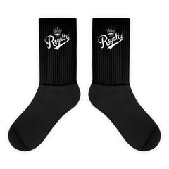 PlugRoyalty® Black Foot Sublimated Socks - Black