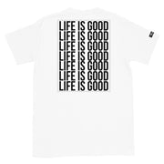 Life is Good Pope Tee "White"