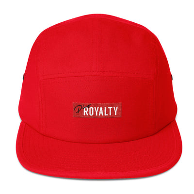 PlugRoyalty® Five Panel Cap "Red"