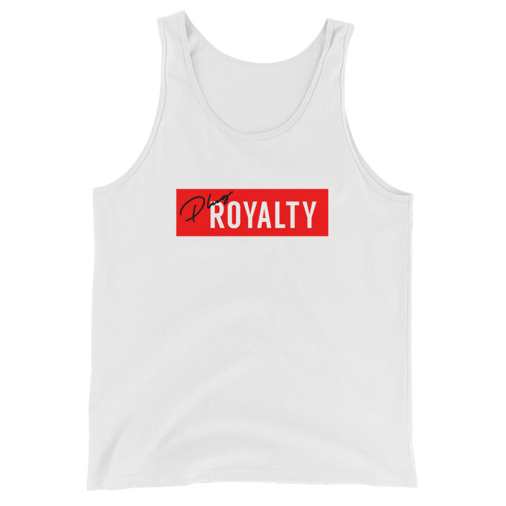 Logo Bar Tank - White/Red